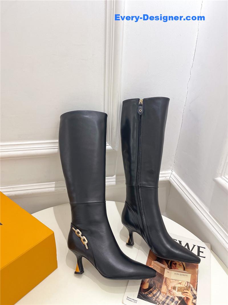 l0vis Vvtt0n lv small square toe metal heel boots