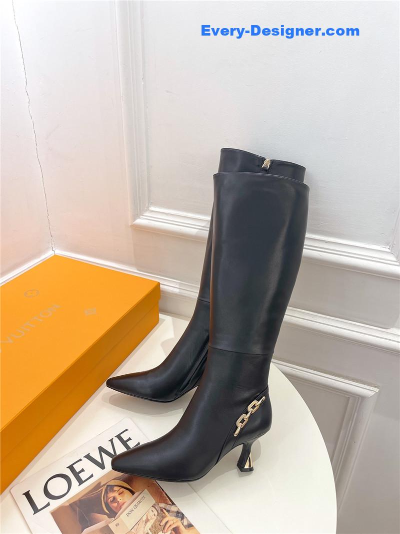 l0vis Vvtt0n lv small square toe metal heel boots