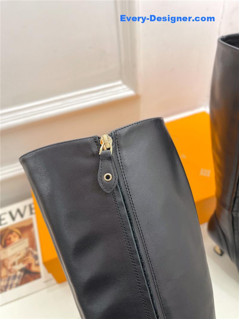 l0vis Vvtt0n lv small square toe metal heel boots