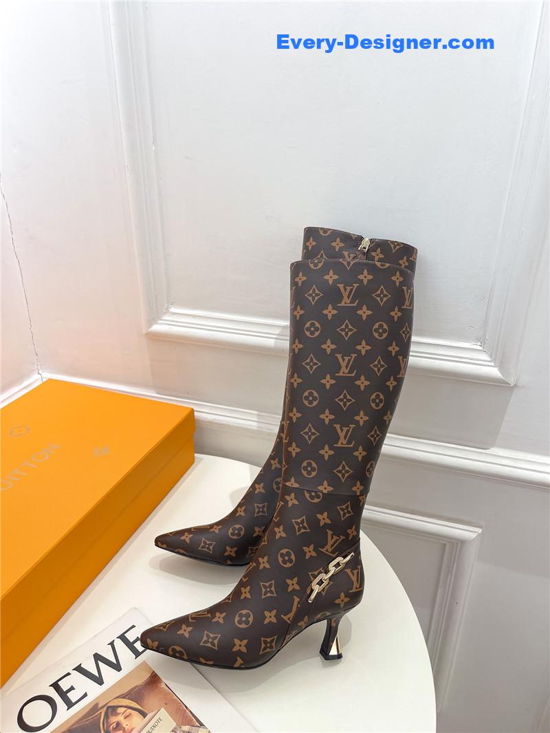 l0vis Vvtt0n lv small square toe metal heel boots