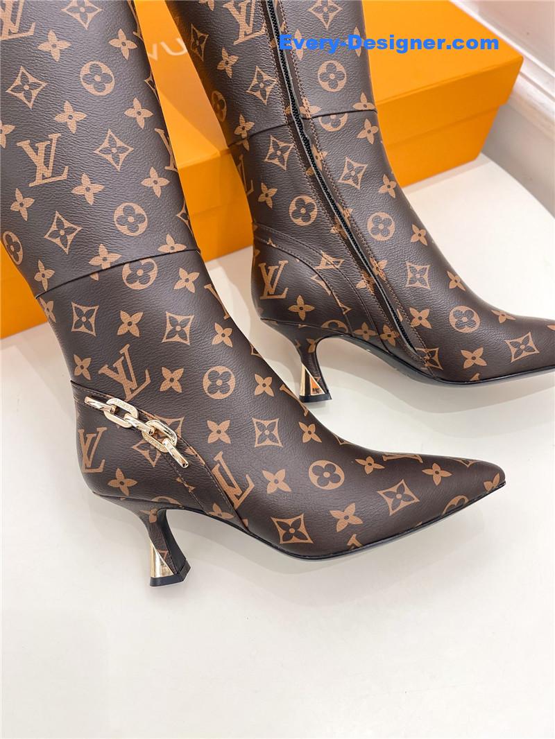 l0vis Vvtt0n lv small square toe metal heel boots