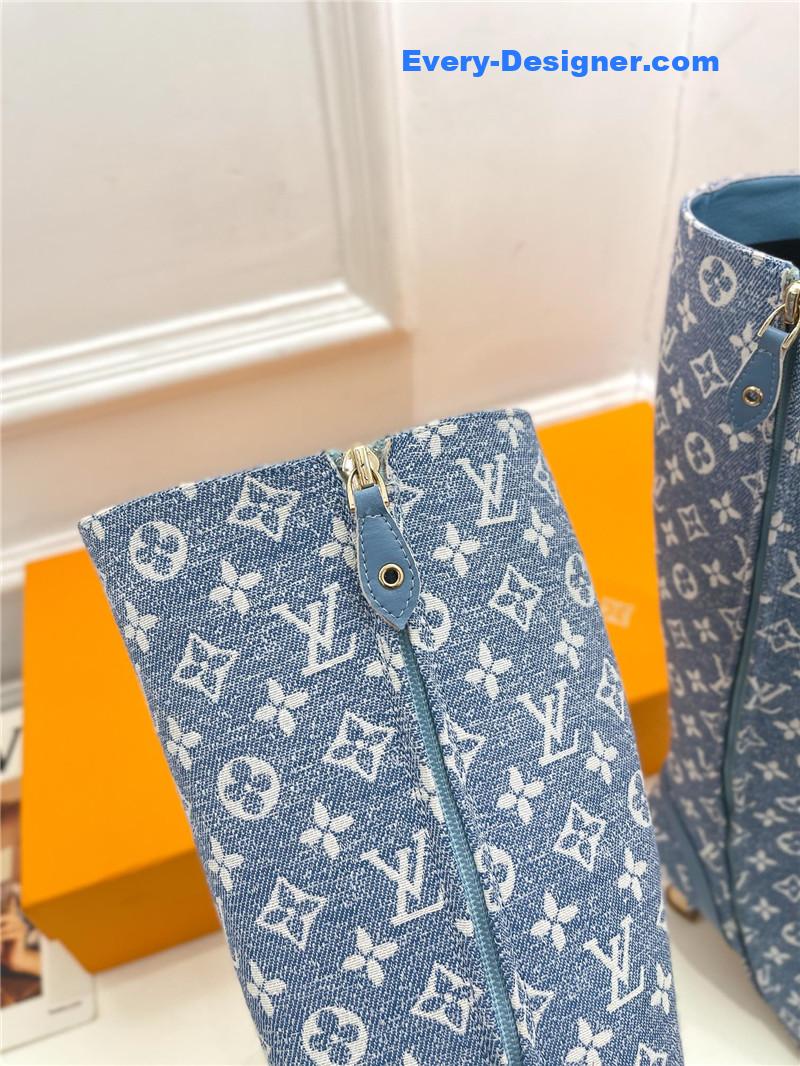 l0vis Vvtt0n lv small square toe metal heel boots