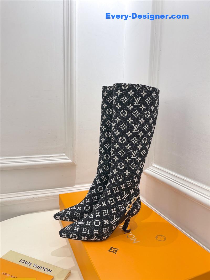 l0vis Vvtt0n lv small square toe metal heel boots