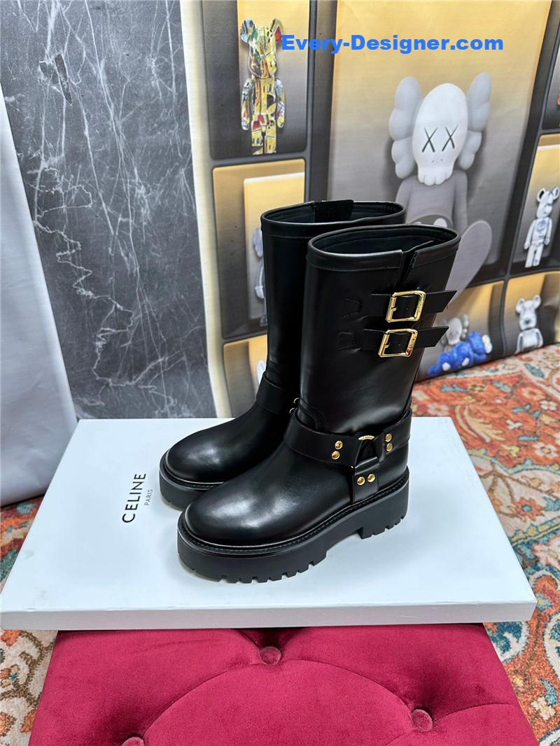 Ce1i*e catwalk new thick-soled knight boots
