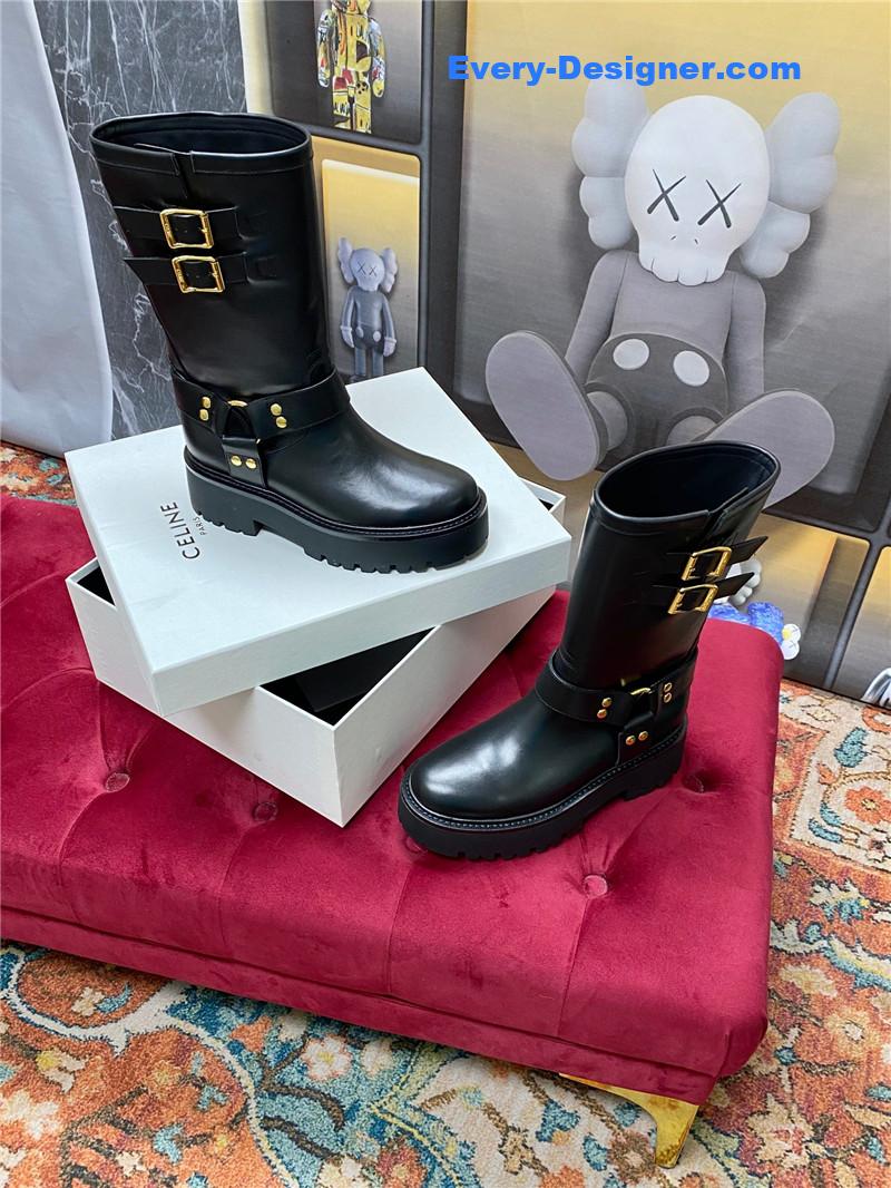Ce1i*e catwalk new thick-soled knight boots