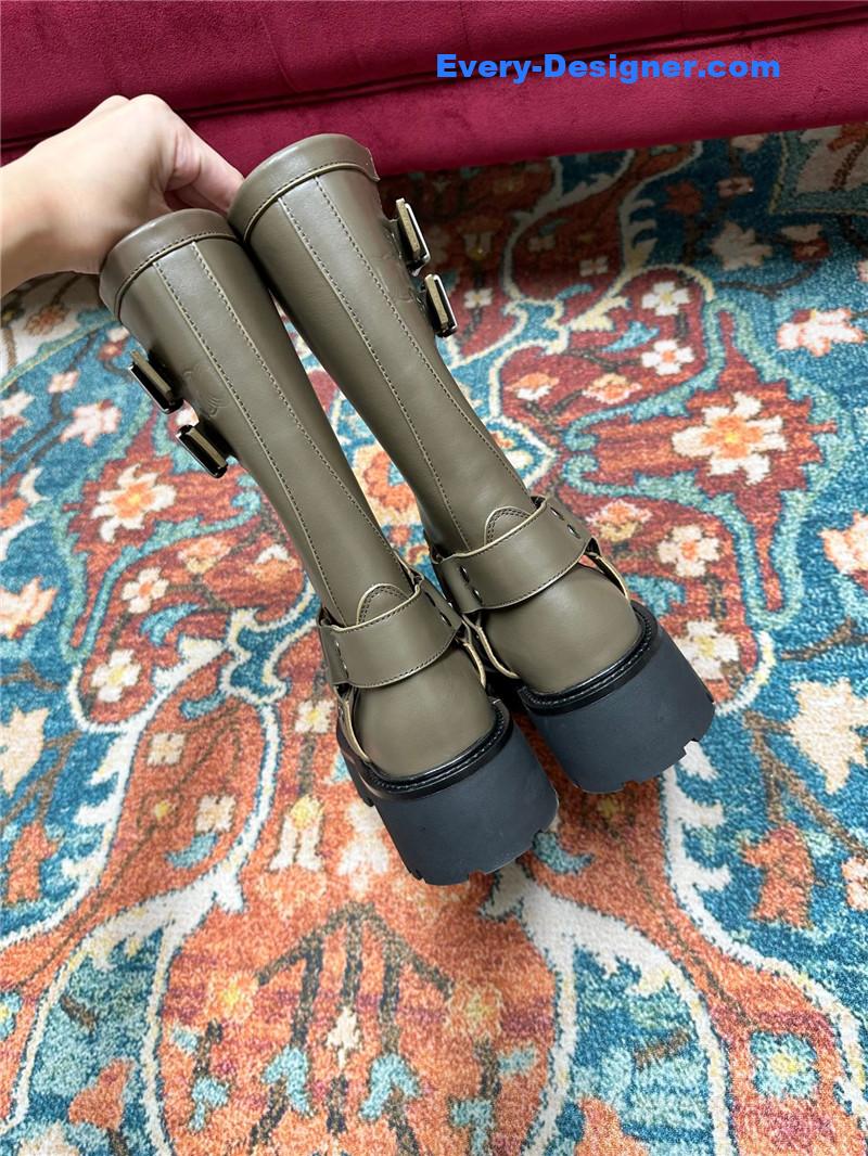 Ce1i*e catwalk new thick-soled knight boots