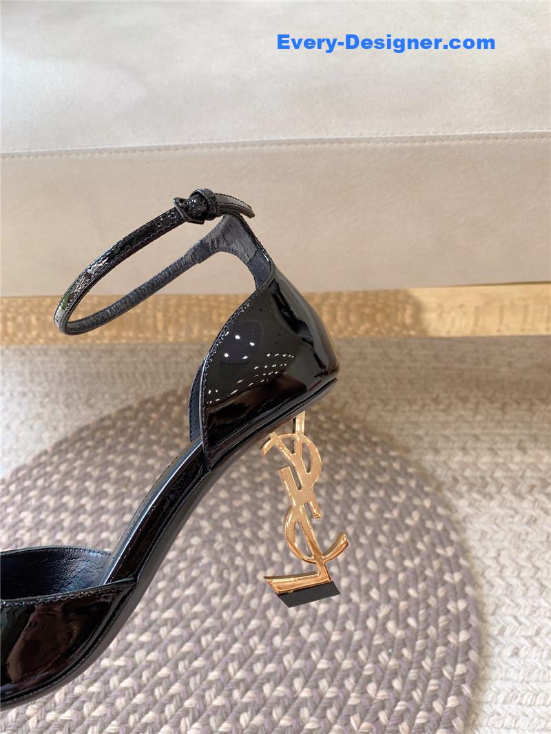 Y51 logo and hollow high heels