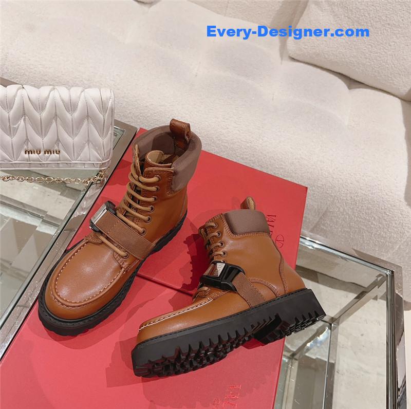 Va1e*ntin0 lace-up martin boots