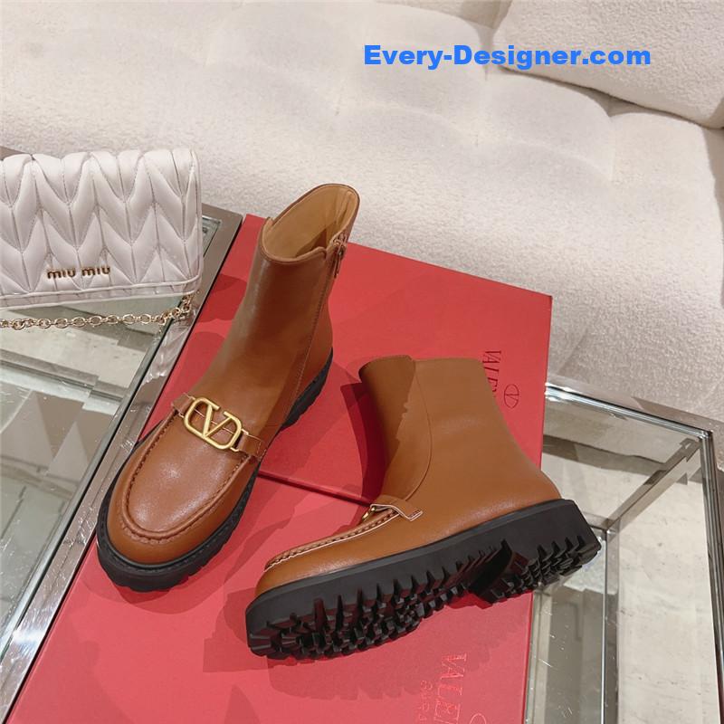 Va1e*ntin0 v buckle side pull boots