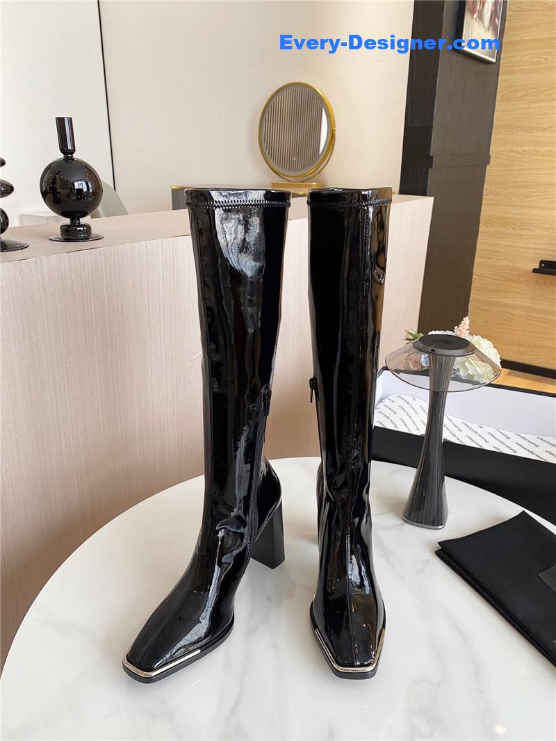 A1exa*der wang stretch leather boots