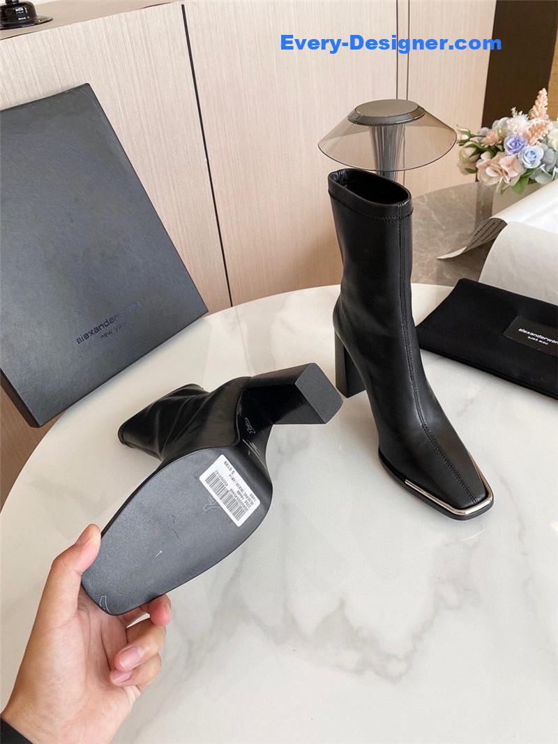 A1exa*der wang stretch leather boots