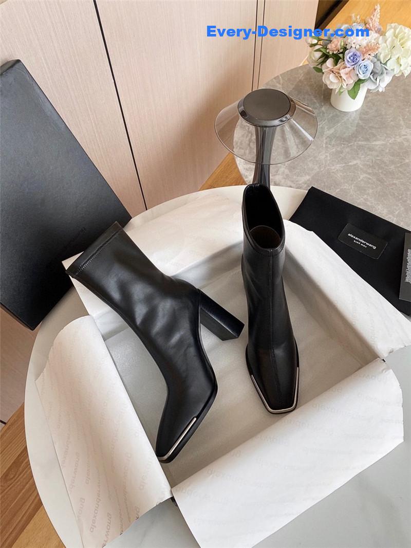 A1exa*der wang stretch leather boots