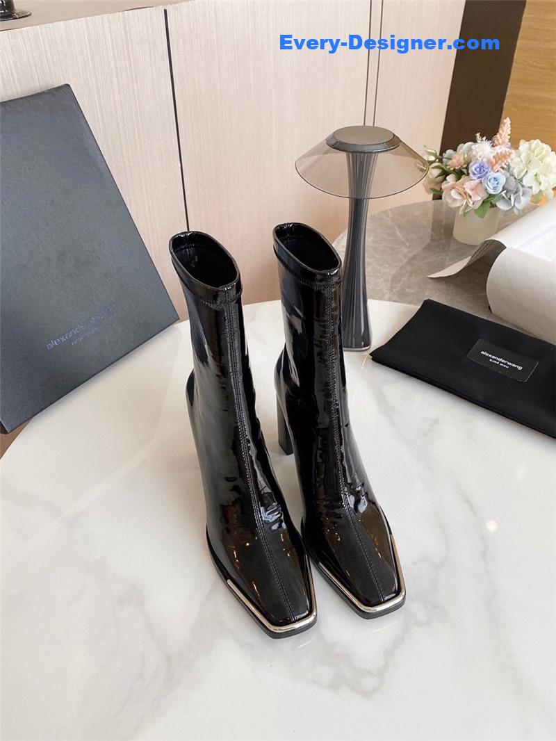 A1exa*der wang stretch leather boots