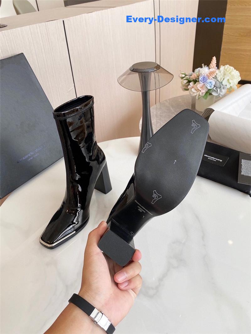 A1exa*der wang stretch leather boots
