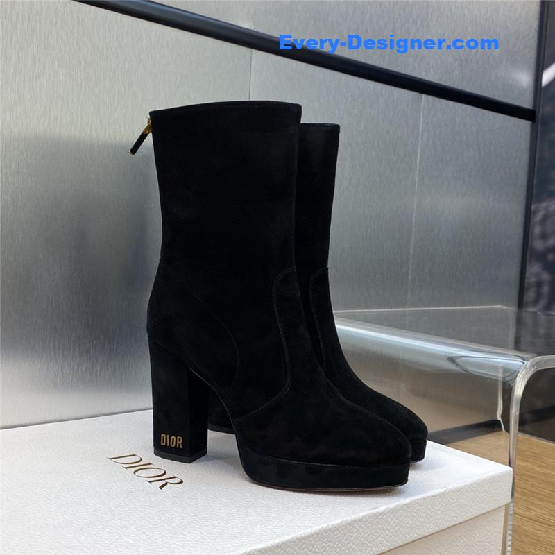 D10r cd letter logo hardware buckle motorcycle boots