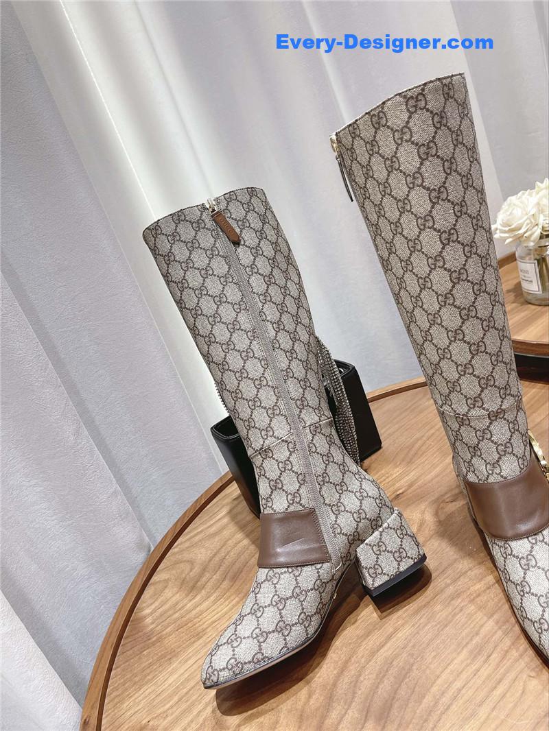 Gvc*1 double g buckle boots