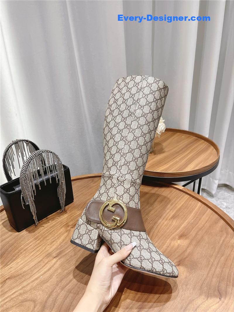 Gvc*1 double g buckle boots