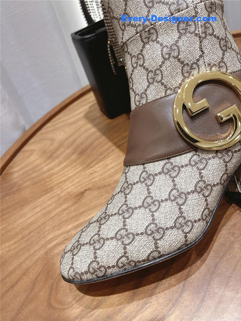 Gvc*1 double g buckle boots