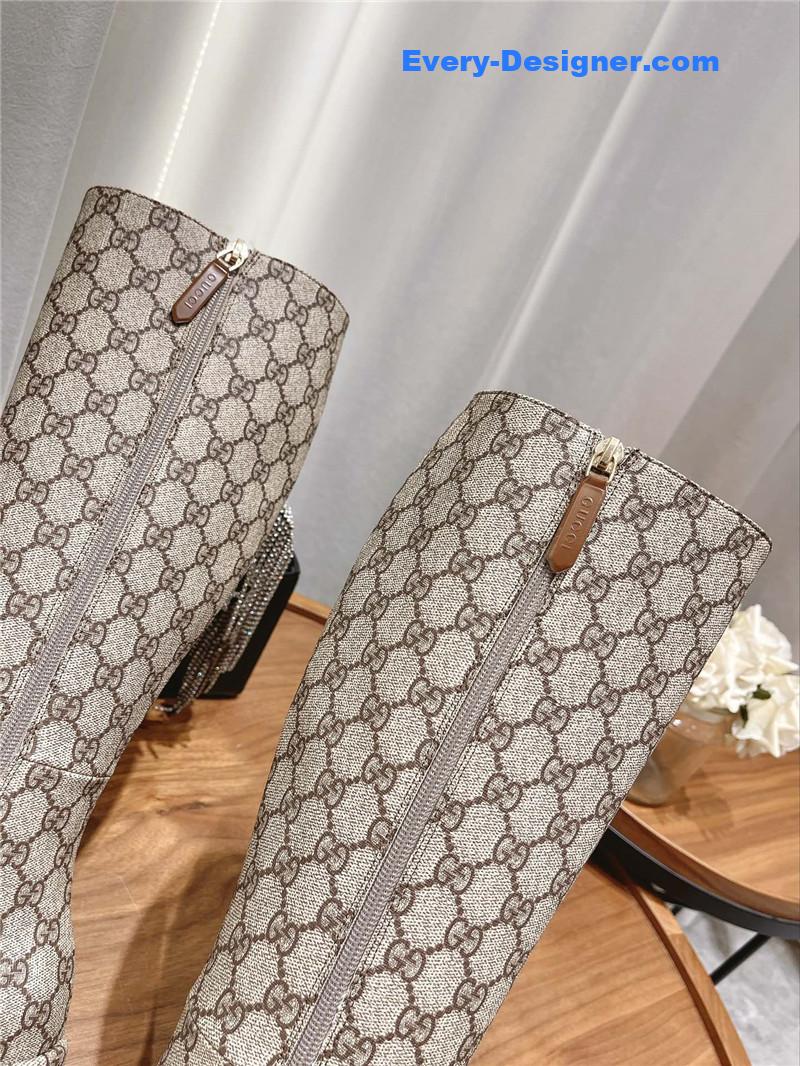 Gvc*1 double g buckle boots