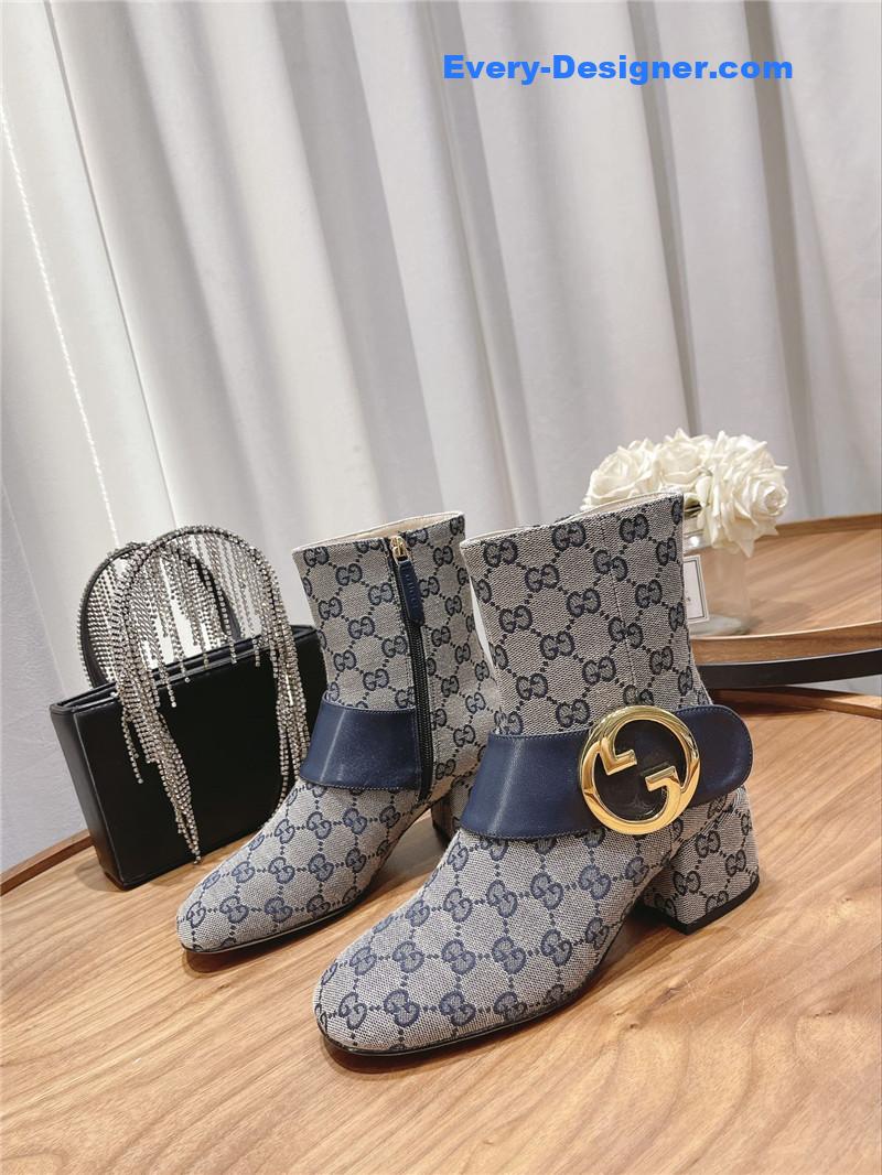 Gvc*1 double g buckle boots