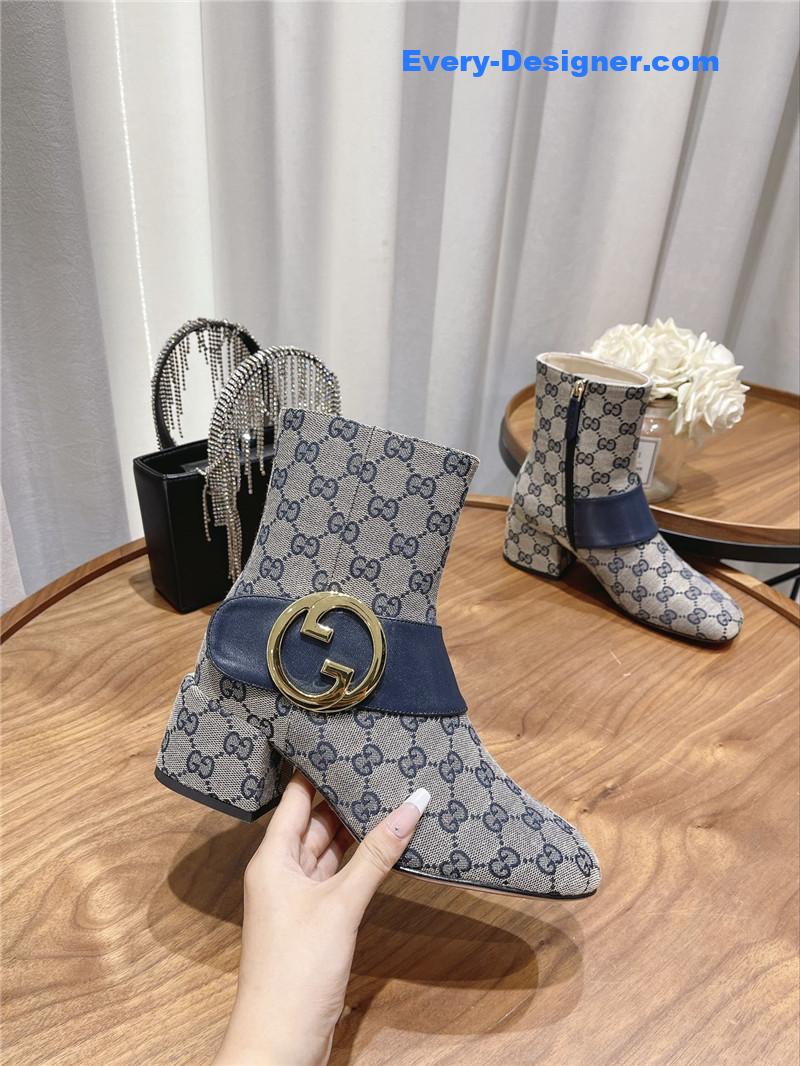 Gvc*1 double g buckle boots