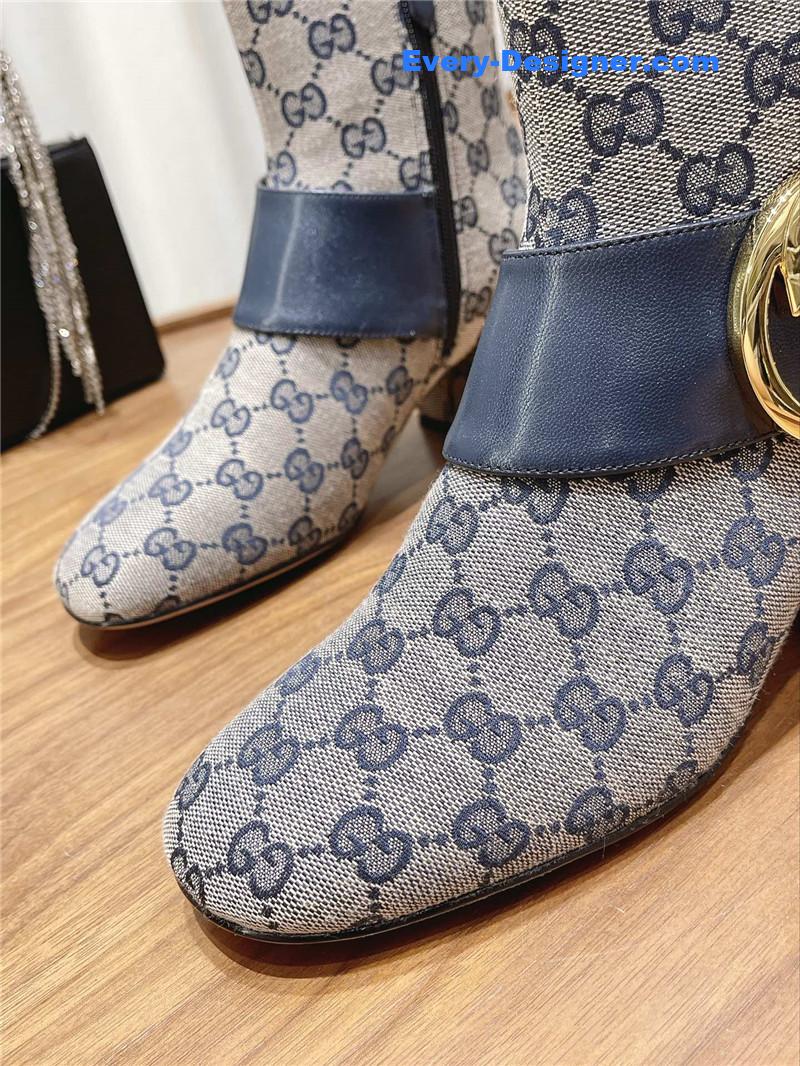 Gvc*1 double g buckle boots