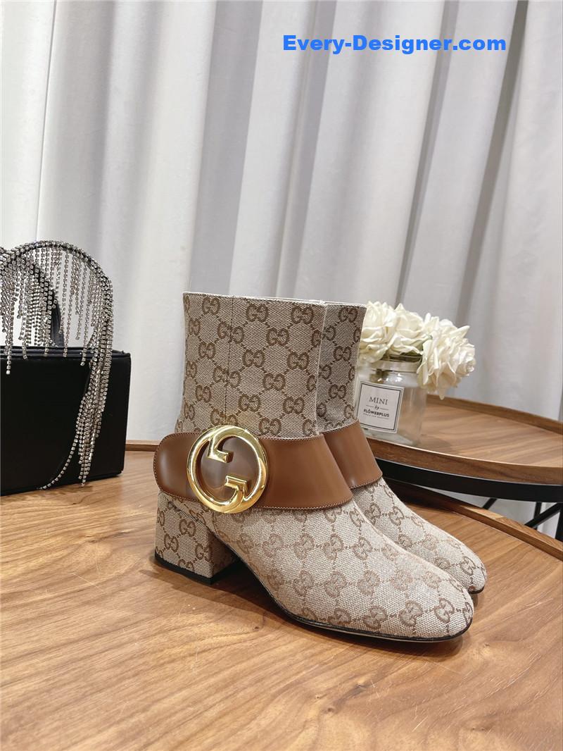 Gvc*1 double g buckle boots
