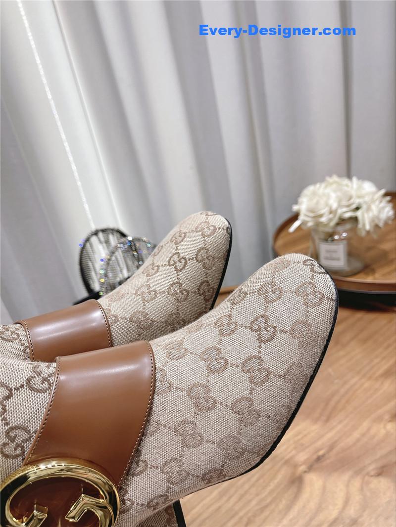 Gvc*1 double g buckle boots