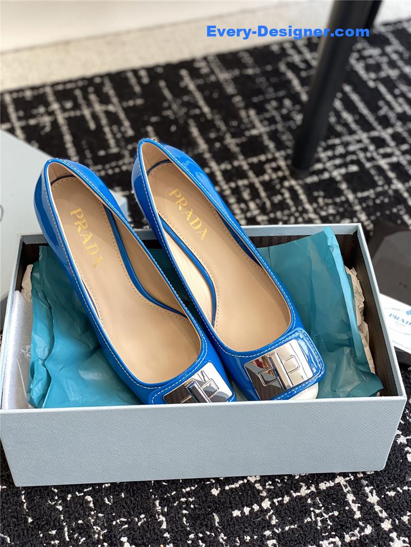 Pra*a autumn and winter classic color matching shoes