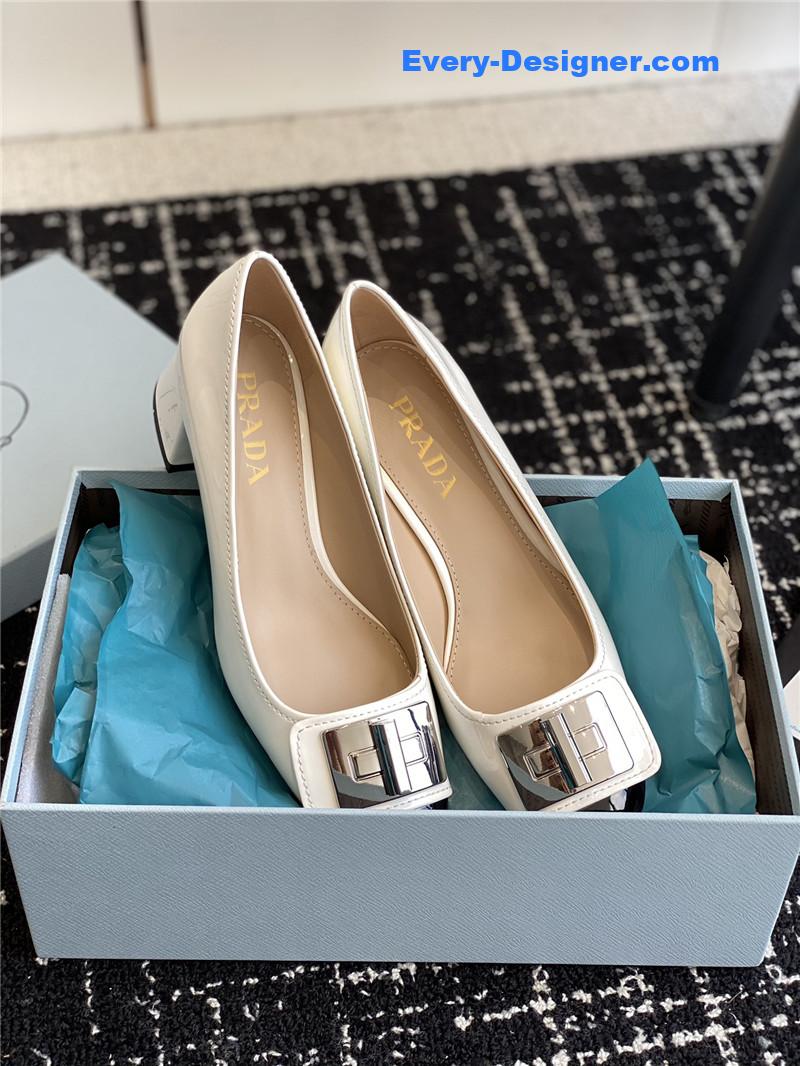 Pra*a autumn and winter classic color matching shoes