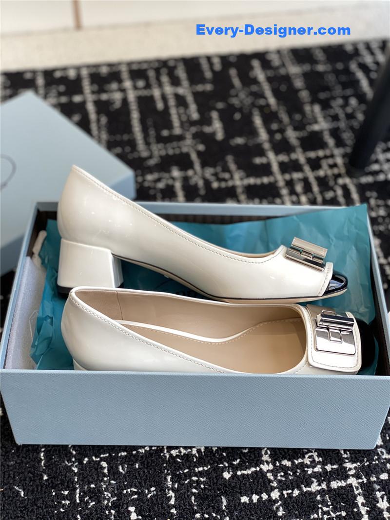 Pra*a autumn and winter classic color matching shoes