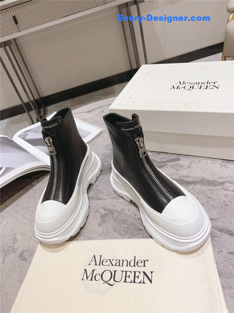 a1exa*der Mcqv*en front zip booties