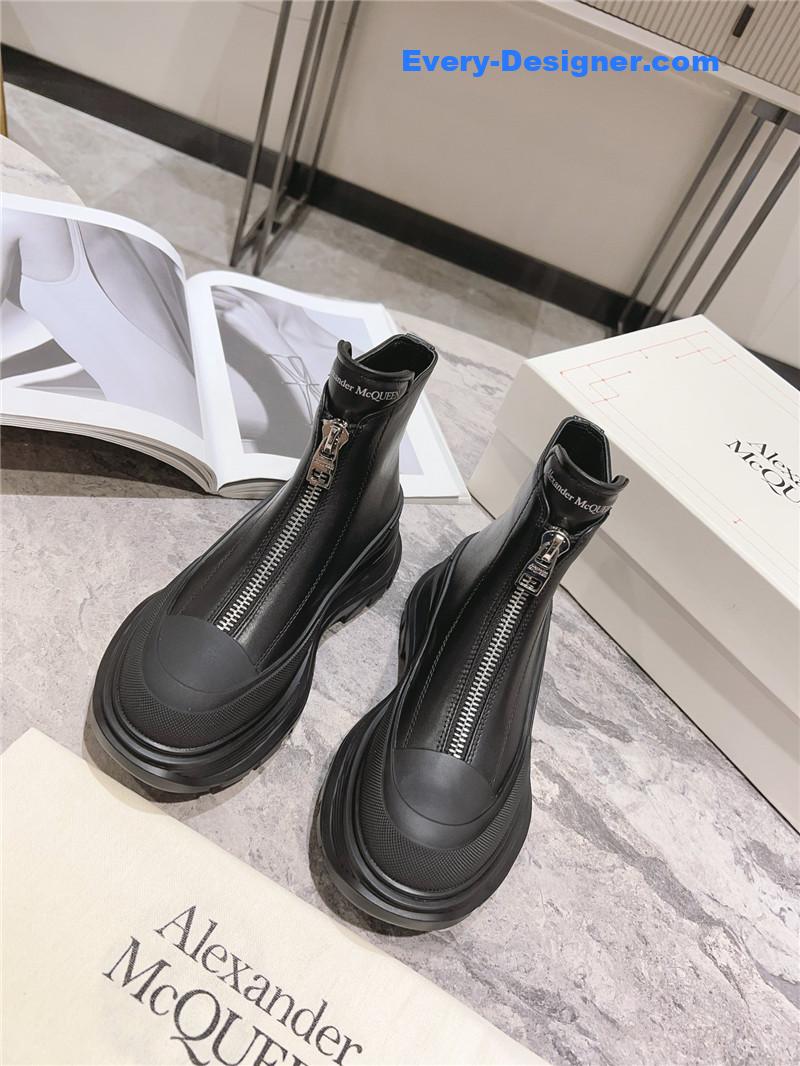 a1exa*der Mcqv*en front zip booties