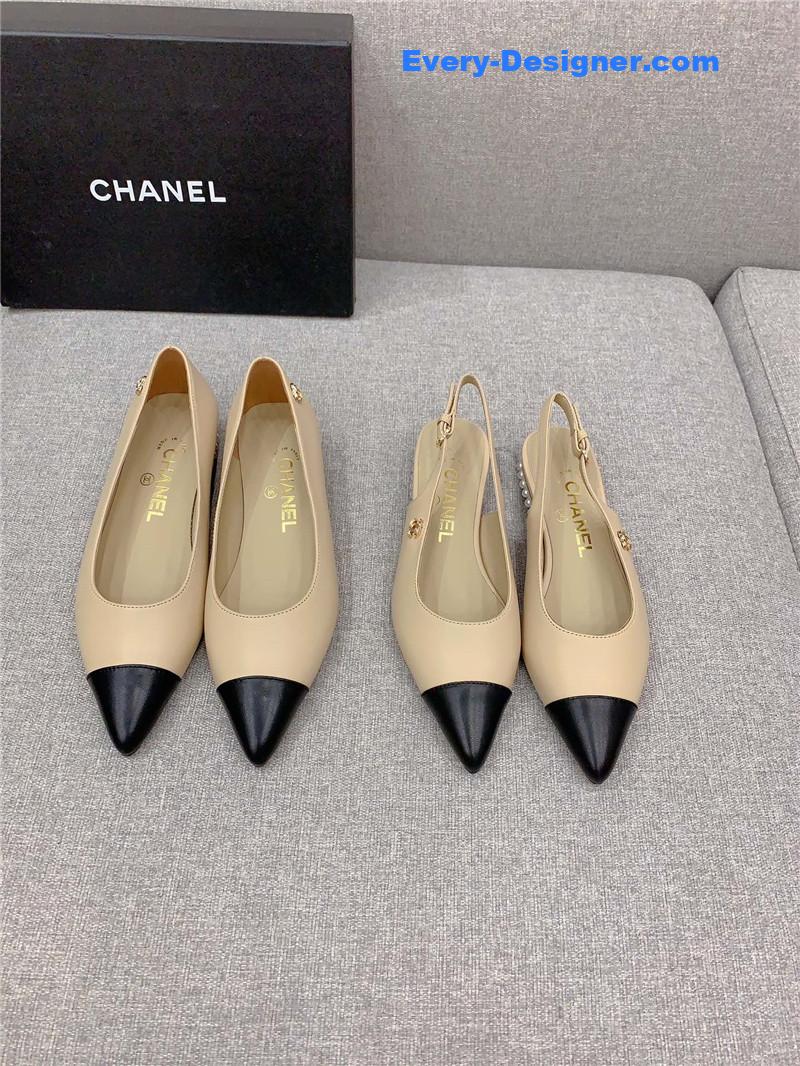 CC new pointed toe flat shoes