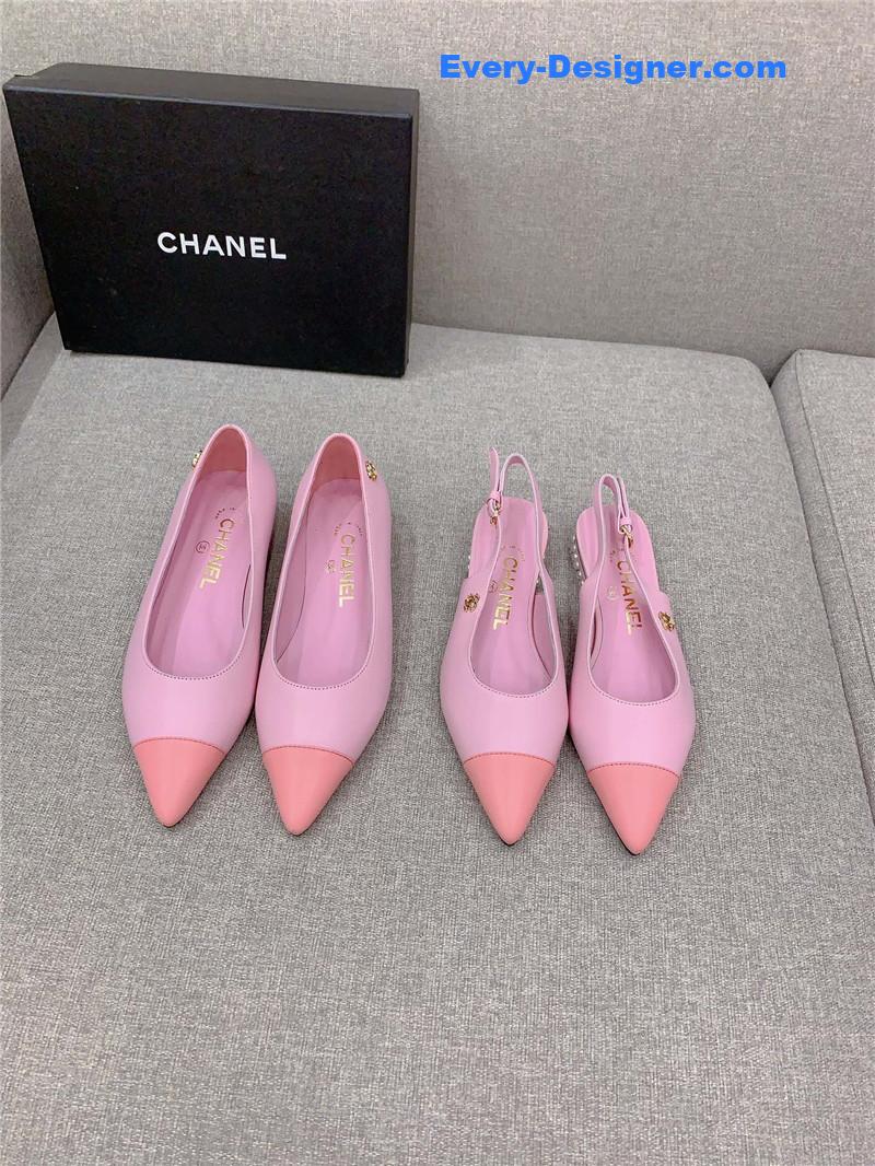 CC new pointed toe flat shoes