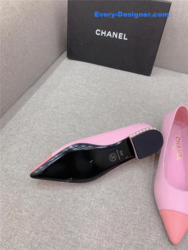 CC new pointed toe flat shoes
