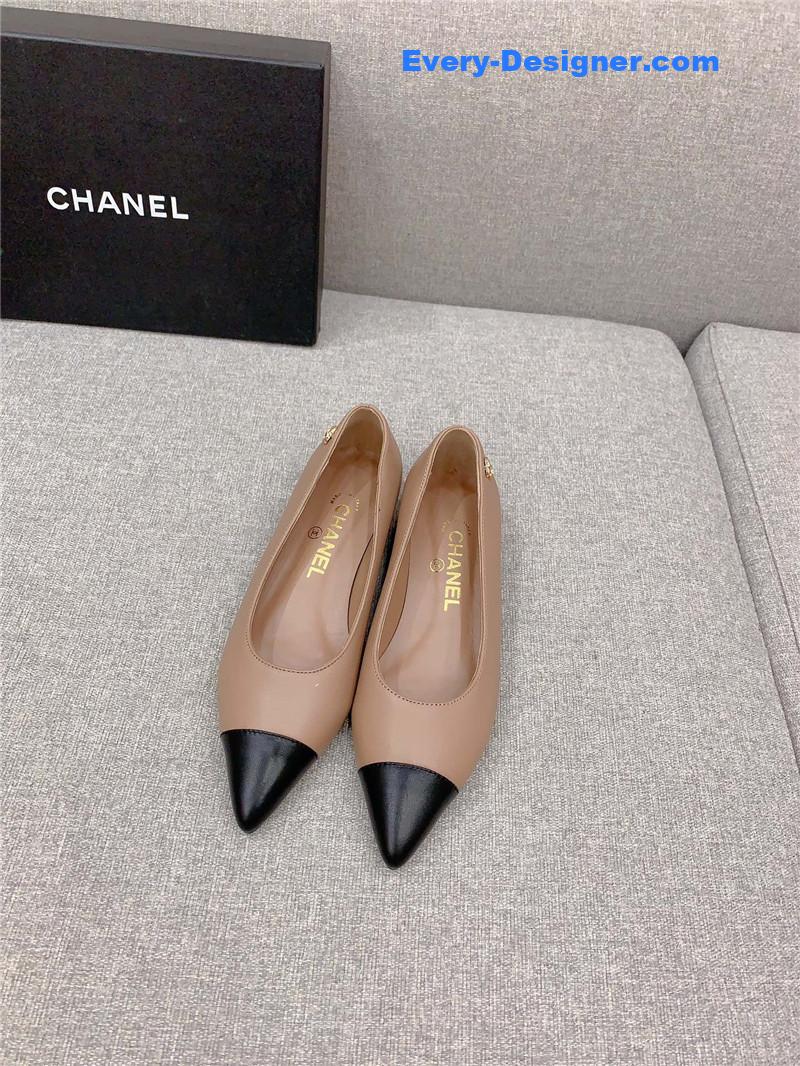 CC new pointed toe flat shoes