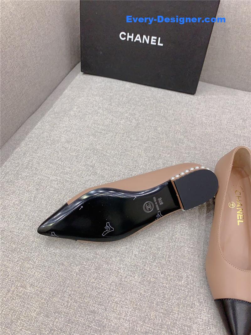 CC new pointed toe flat shoes