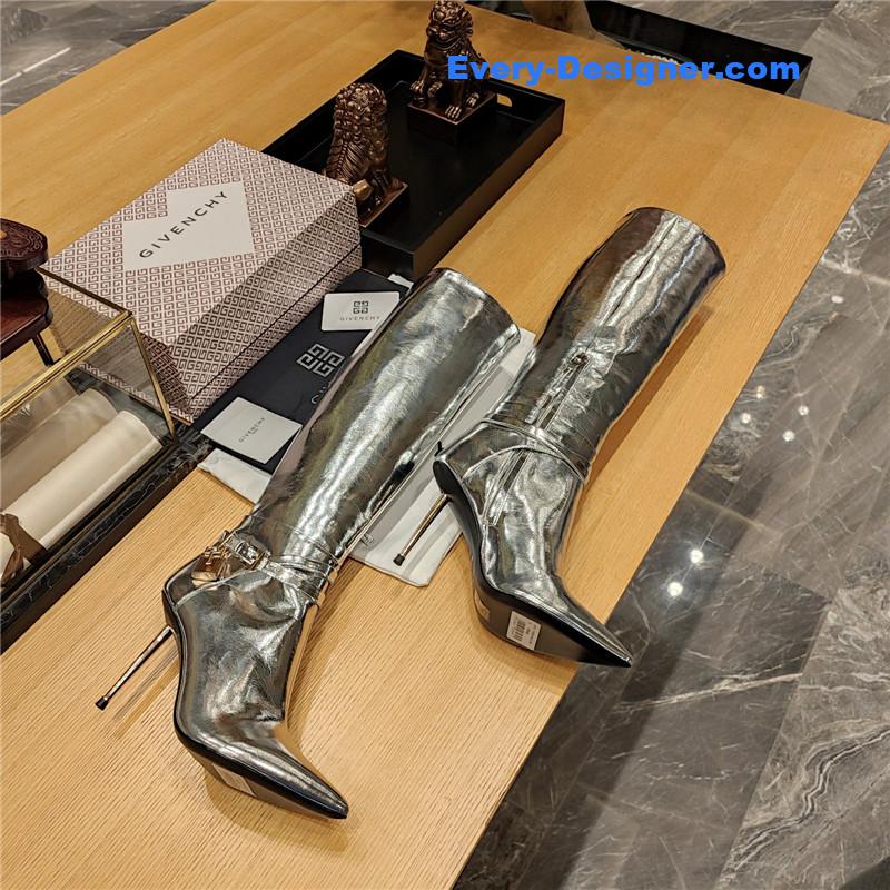 Givenchy stiletto high heel sexy pointed toe boots