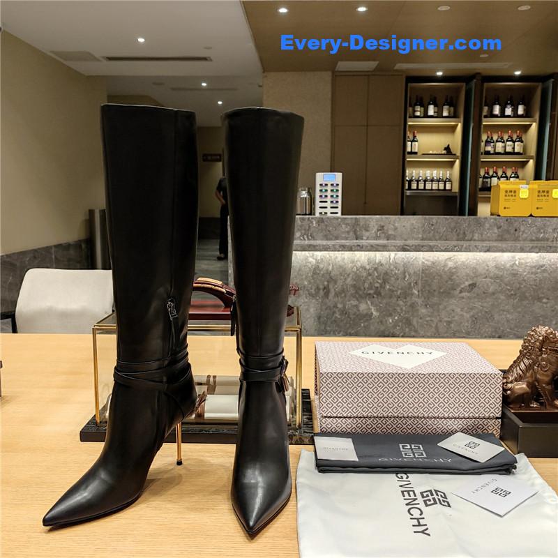 Givenchy stiletto high heel sexy pointed toe boots
