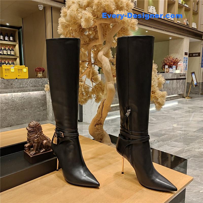 Givenchy stiletto high heel sexy pointed toe boots