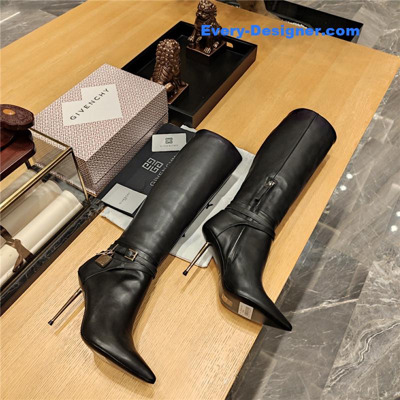 Givenchy stiletto high heel sexy pointed toe boots