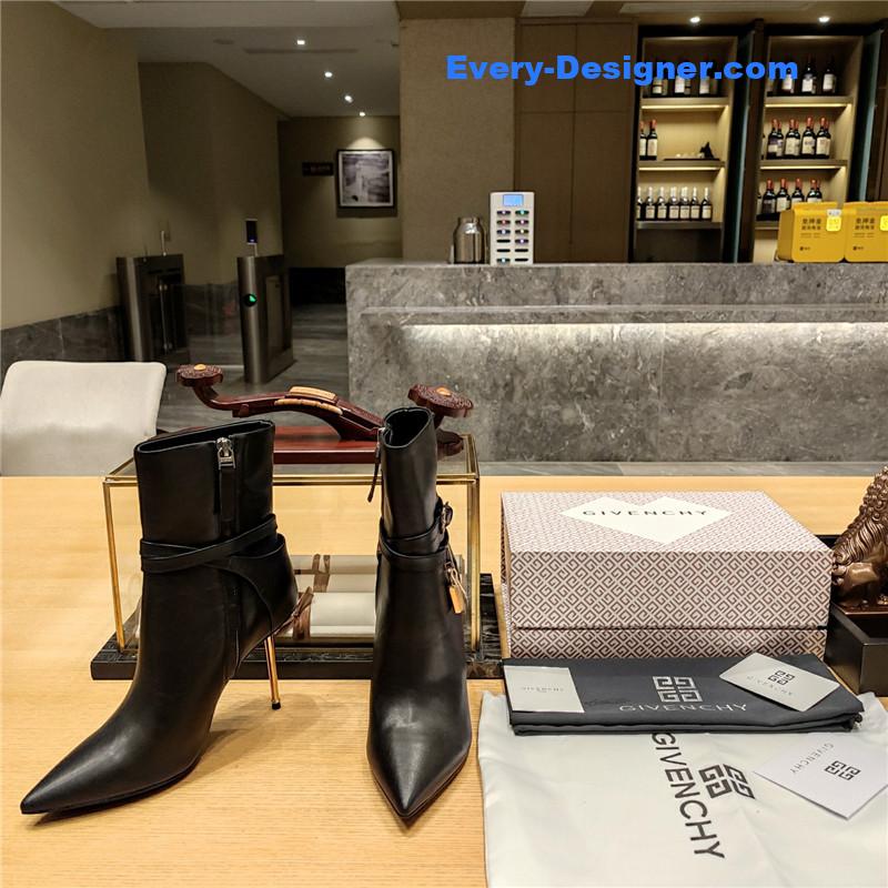 Givenchy stiletto high heel sexy pointed toe boots