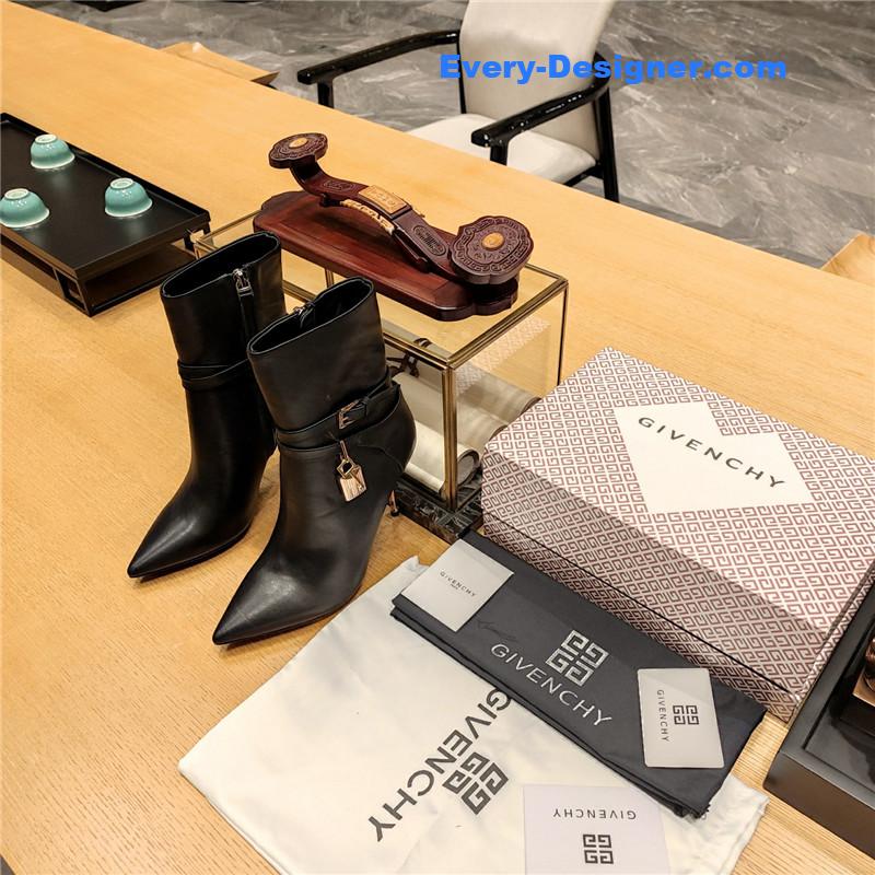Givenchy stiletto high heel sexy pointed toe boots