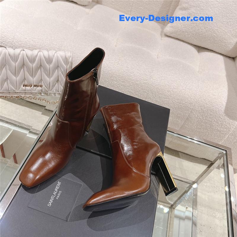 Y51 new side pull short naked boots