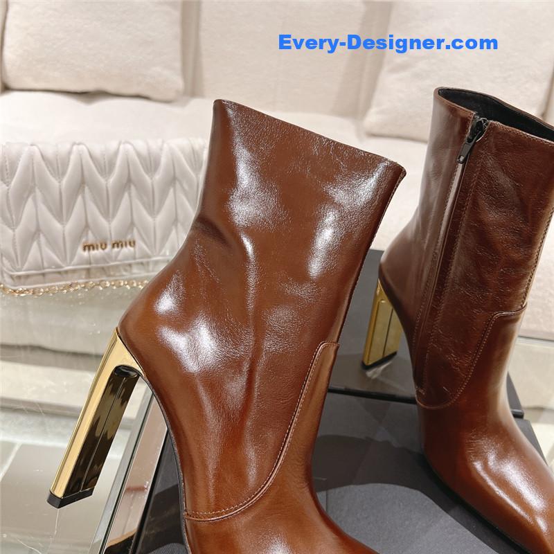 Y51 new side pull short naked boots