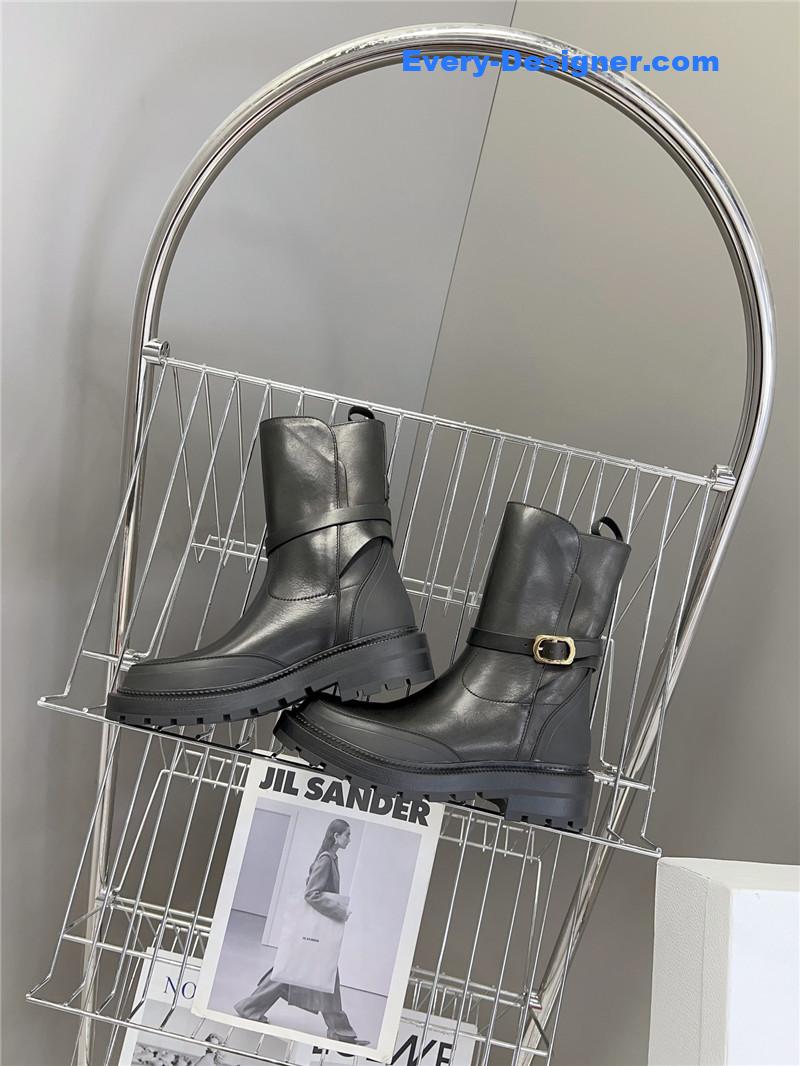 D10r autumn and winter catwalk style mid-calf boots