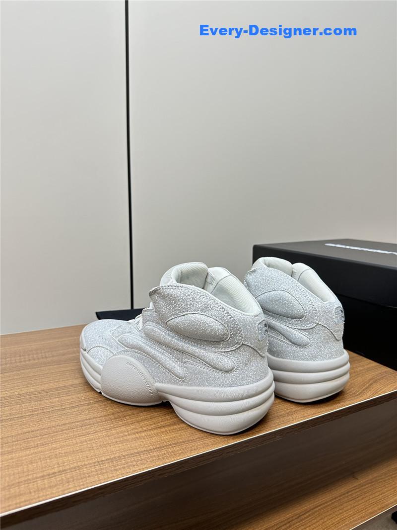A1exa*der wang aw hoop silver sneakers