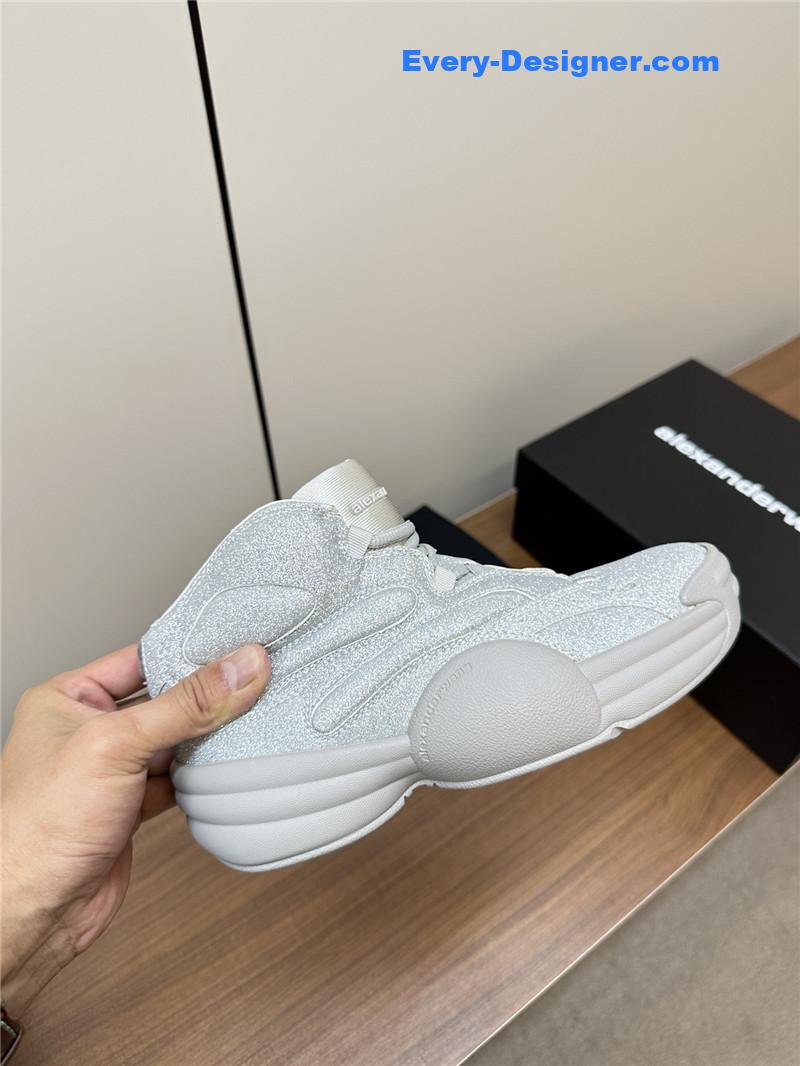 A1exa*der wang aw hoop silver sneakers