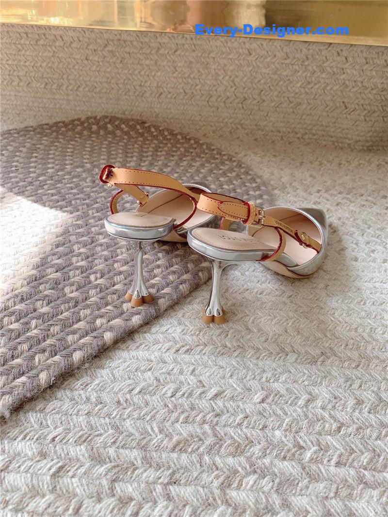 l0vis Vvtt0n lv new blossom slingback high heels